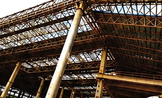 Heavy Structures & PEB by KVK Industries at Manohar International Airport, Goa
